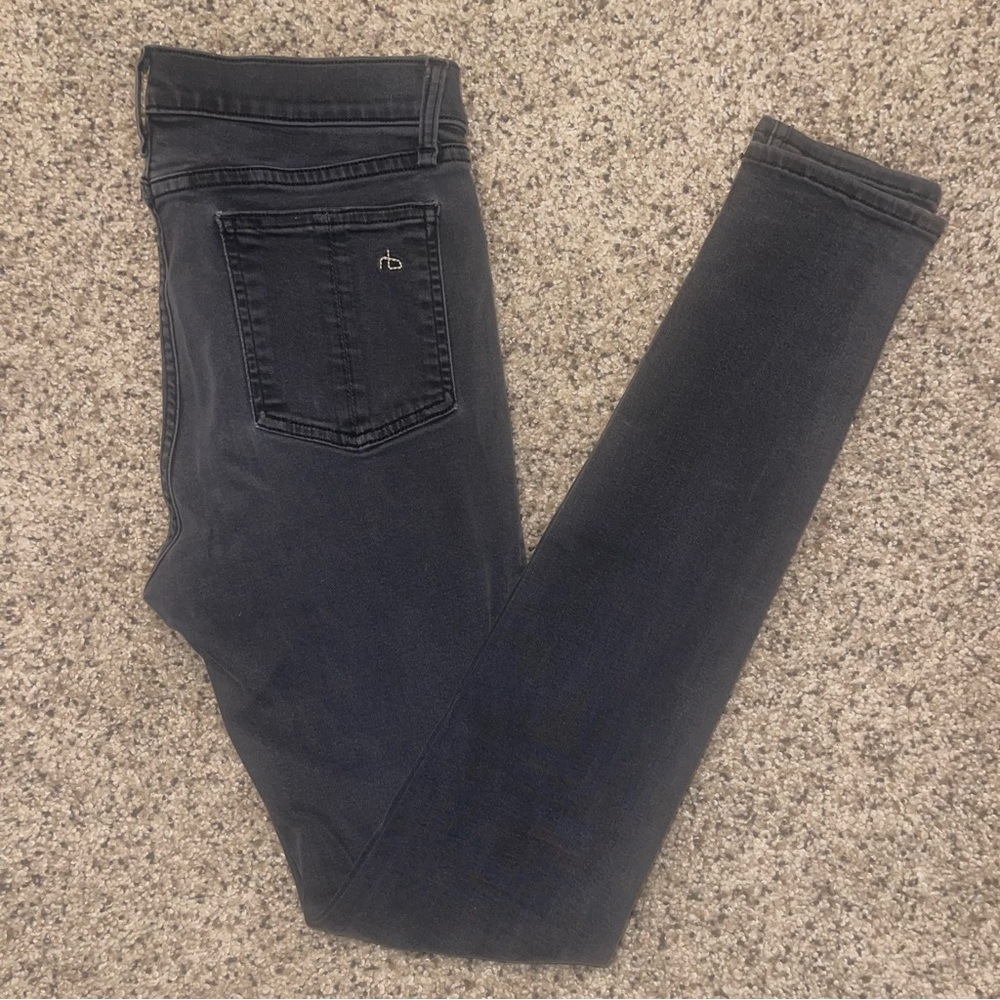 rag & bone black high rise legging jeans Size 29